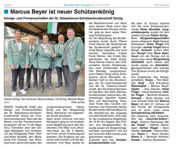 Bad Breisiger-Sinziger Nachrichten Ausgabe 24/2023