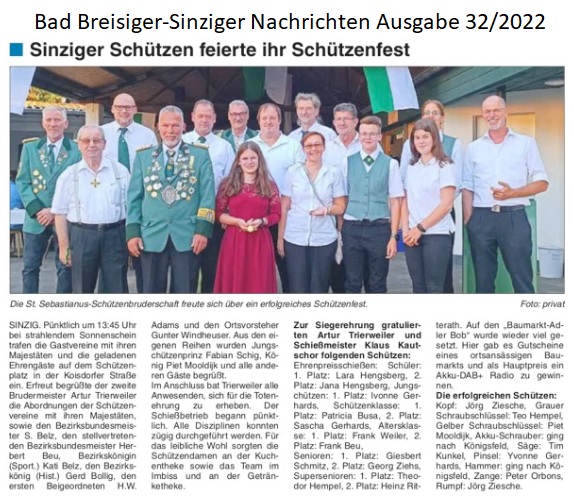 Bad Breisiger-Sinziger Nachrichten 32/2022